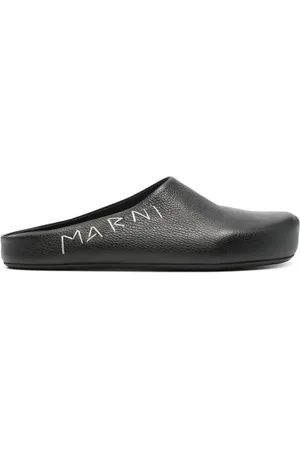 Marni Slippers con logo bordado