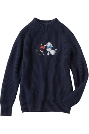 Familiar Jersey con aplique de perro