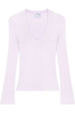 Courrèges Jersey con cuello en V