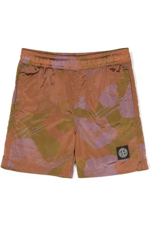 Stone Island Bañador con motivo Compass
