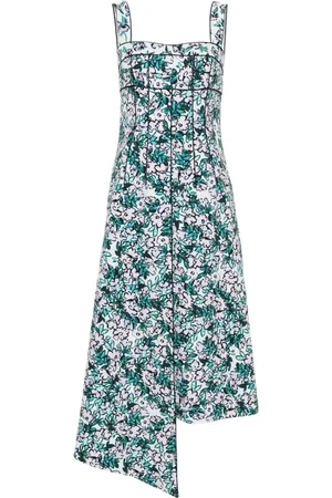 HUISHAN ZHANG Vestido midi Carson con estampado floral