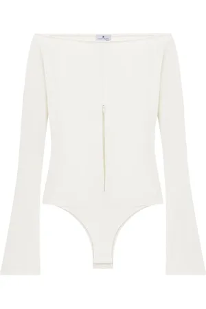 Courrèges Body con hombros descubiertos