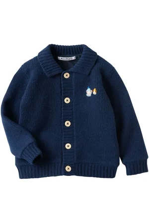 Familiar Cárdigan de punto de intarsia