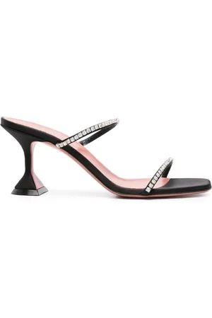 Amina Muaddi Sandalias Gilda con tacón de 70 mm