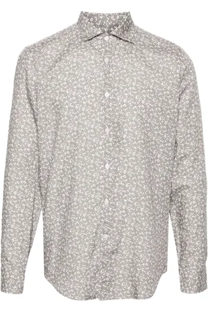 CANALI Camisa con estampado floral