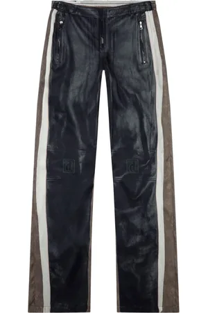 Diesel Pantalones rectos con raya lateral