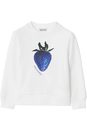 Burberry Sudadera con motivo de fresas