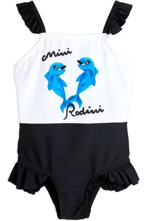 Mini Rodini Bañador con estampado Dolphin