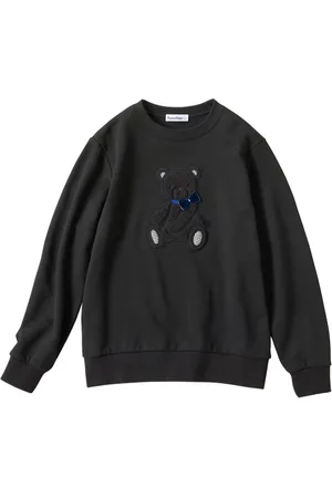 Familiar Sudadera con aplique de oso