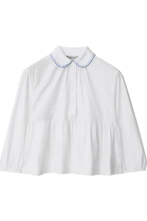 Burberry Blusa con costuras en contraste