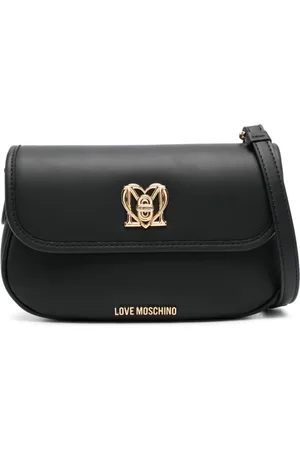 Moschino Bolso de hombro con letras del logo