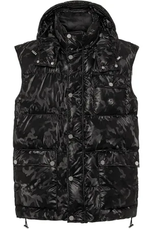 Philipp Plein Chaleco acolchado con capucha