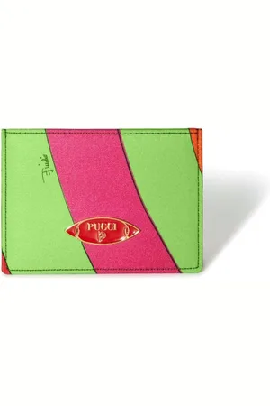 Puccini Tarjetero con estampado Iride