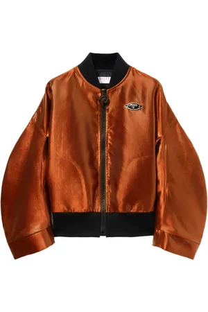 Puccini Chaqueta bomber con placa del logo