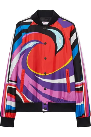 Puccini Chaqueta bomber con estampado Cigni