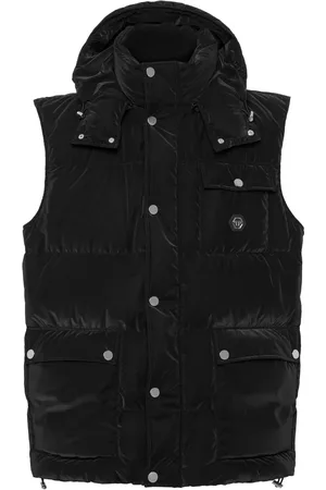 Philipp Plein Chaleco acolchado con capucha