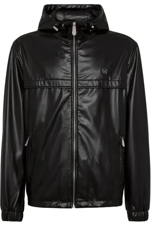 Philipp Plein Chaqueta con capucha y logo