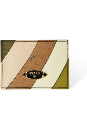 Puccini Tarjetero con estampado Iride