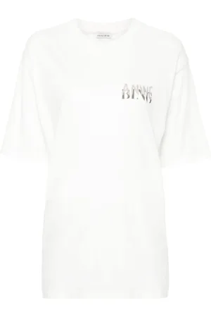 ANINE BING Camiseta con logo estampado
