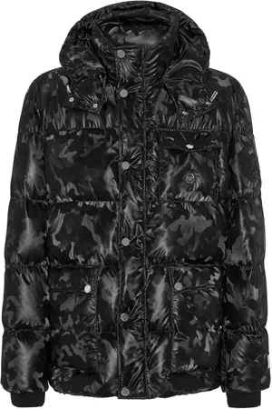 Philipp Plein Plumífero con estampado militar
