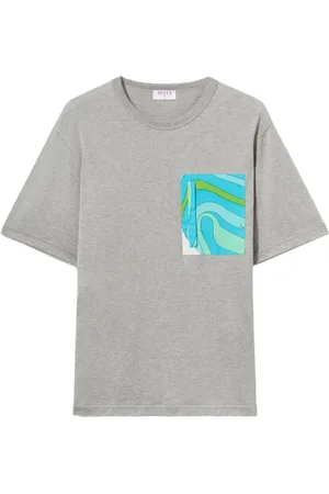 Puccini Camiseta con bolsillo en contraste