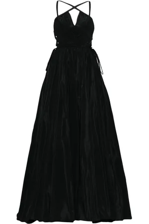 Zuhair Murad Vestido de fiesta con tiras cruzadas