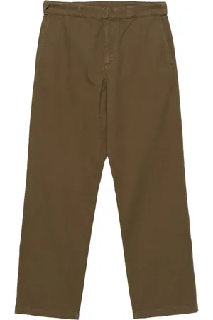 Aspesi Pantalones rectos con cierre de botón