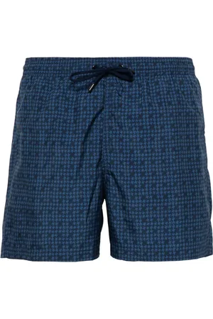 CANALI Bañador con motivo pied de poule