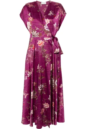 PIERRE-LOUIS MASCIA Vestido largo Adanas con estampado floral