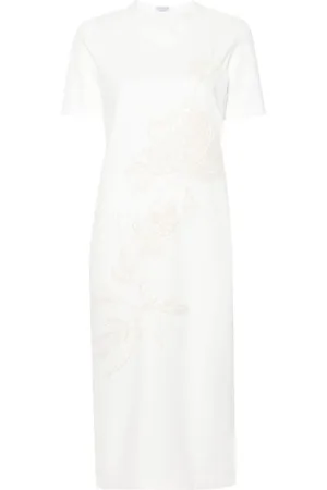Brunello Cucinelli Vestido midi con lentejuelas