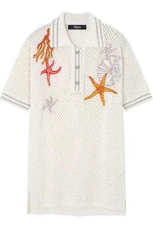 VERSACE Polo de ganchillo