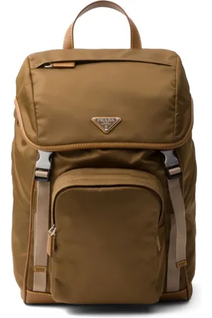 Prada Mochila con logo triangular