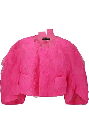 Comme des Garçons Chaqueta corta con capa de tul