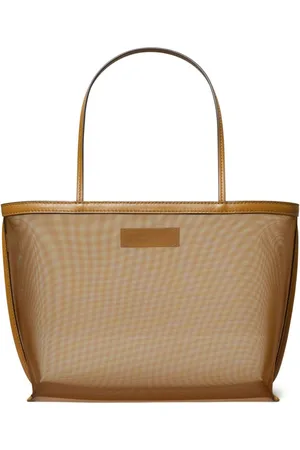Tory Burch Bolso shopper Mesh con aplique del logo