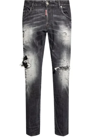 Dsquared2 Vaqueros rectos con efecto envejecido