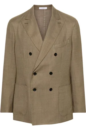 Boglioli Chaqueta de traje con motivo en jacquard