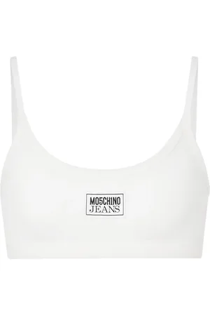 Moschino Top con aplique del logo