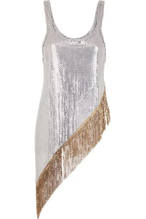 Paco rabanne Top de tirantes con flecos