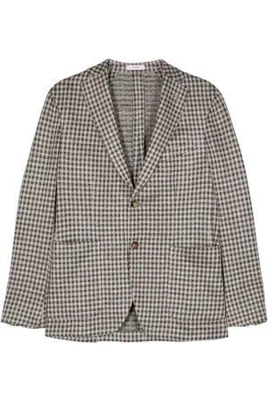 Boglioli Blazer con motivo pied de poule