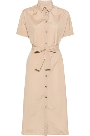 PESERICO SIGN Vestido camisero de manga corta