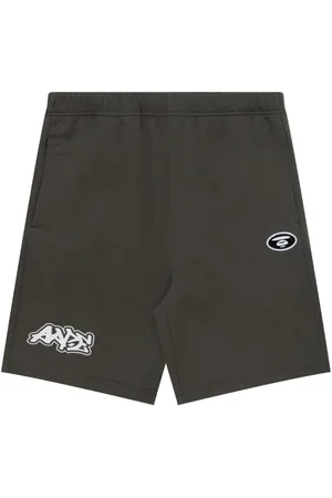 A Bathing Ape Pantalones cortos de chándal con aplique Ape