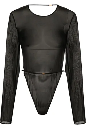 Saint Laurent Body con espalda abierta