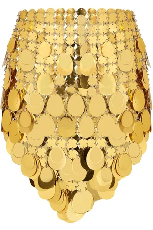Paco rabanne Minifalda Gold Sparkle Assembly