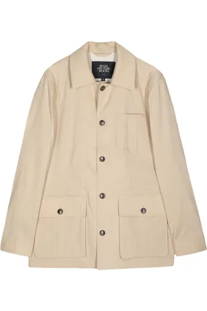 MAN ON THE BOON. Chaqueta estilo militar texturizada