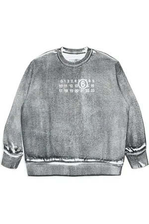 Maison Margiela Sudadera con motivo de números