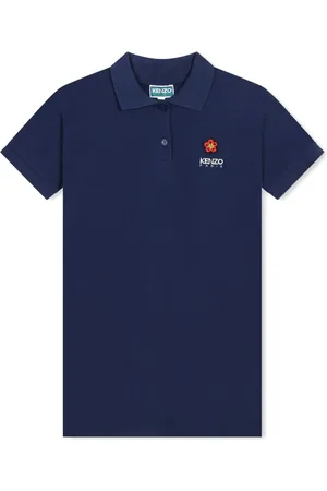 Kenzo Vestido tipo polo de piqué