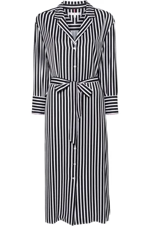Tommy Hilfiger Vestido camisero midi a rayas