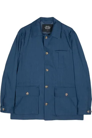 MAN ON THE BOON. Chaqueta estilo militar de manga larga