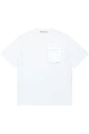 Marni Camiseta con logo estampado