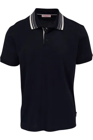 Orlebar Brown Polo con cuello a rayas